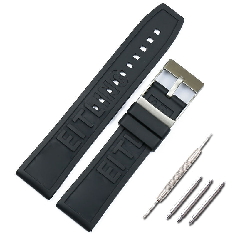 Waterproof silicone strap