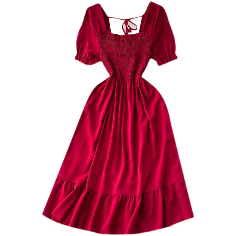 French-style Vintage Platycodon Fairy Dress New Gentle Summer Design