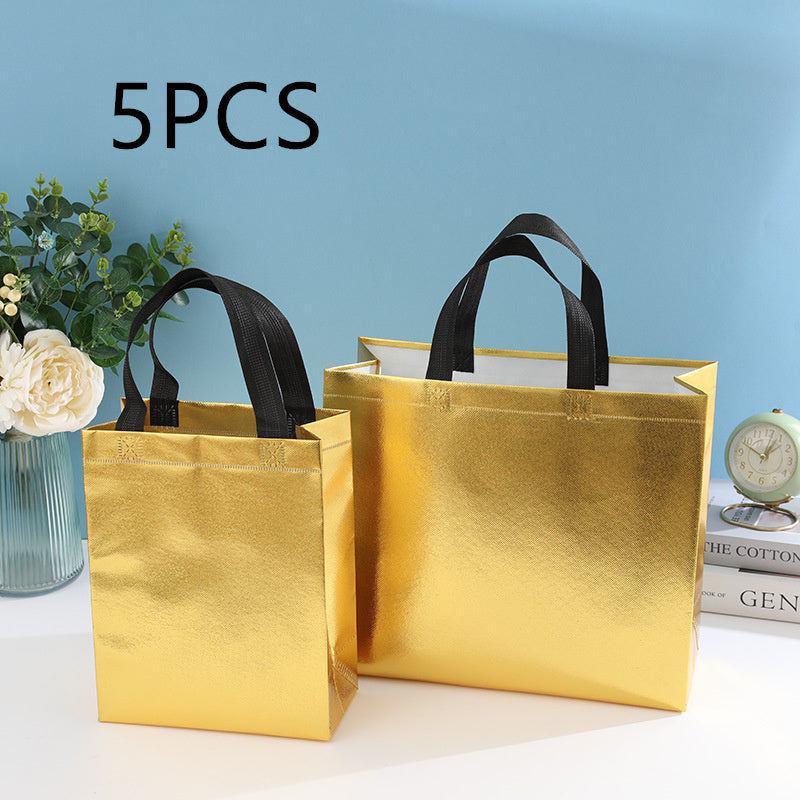 Aluminum Coated Non-woven Folding Tote Bag