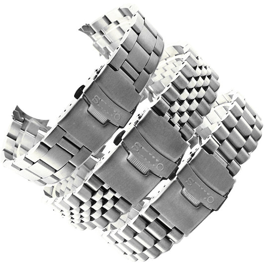 Solid stainless steel strap
