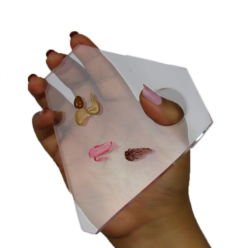 Akryl Nail Art Makeup Palette Øjenskyggestift Gel Foundation Cream Øjenskyggestift Nail Art Kosmetisk Manicure Toolblanding Værktøj Til Rejser Daglig