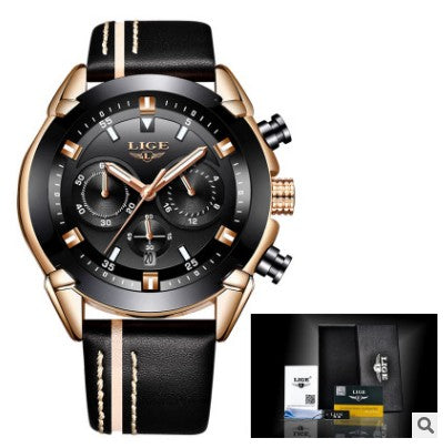Casual waterproof business sports quartz watch