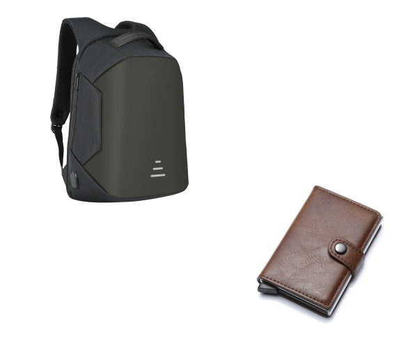 Anti-theft laptop backpack