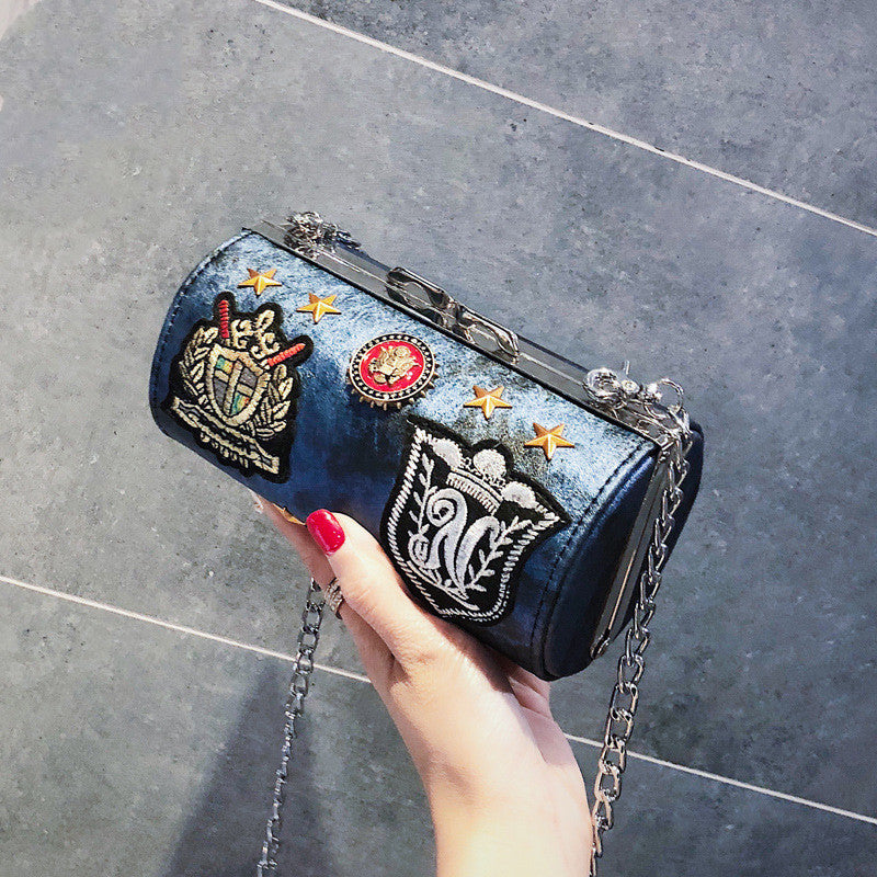 Crossbody Mini Cylinder Pouch