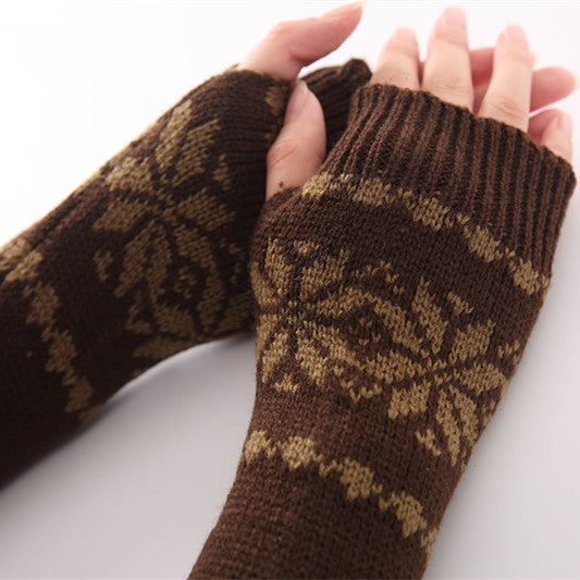 Men's And Women's Knitted Wool Warm Gloves