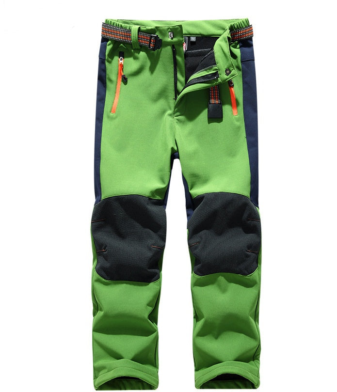 Soft shell pants children's trousers ski pants