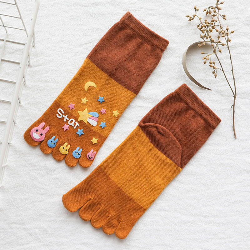 Hosiery Lady Mid-tube Autumn And Winter Thick Cotton Socks