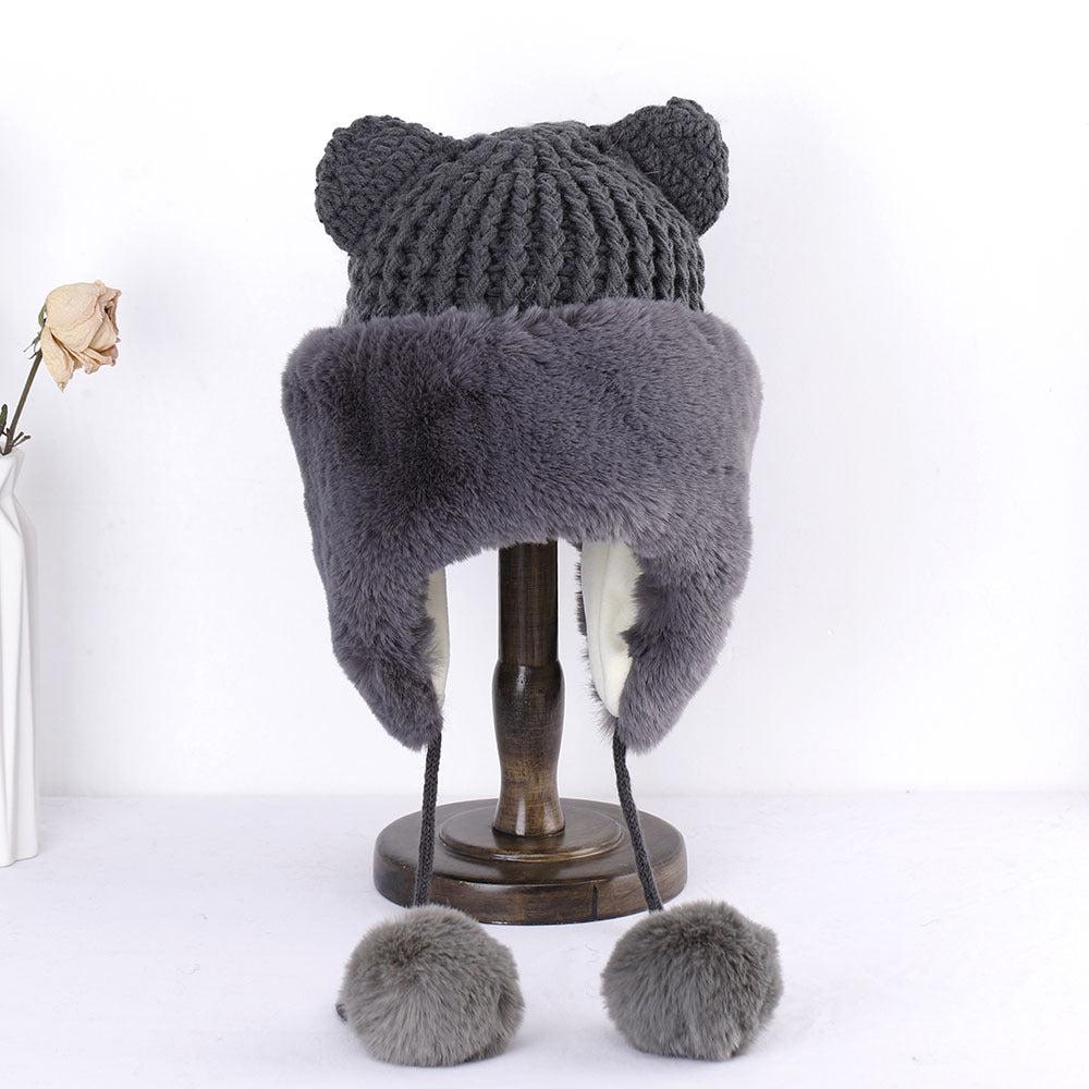 Warm Ear Protection Outdoor Riding Lei Feng Hat