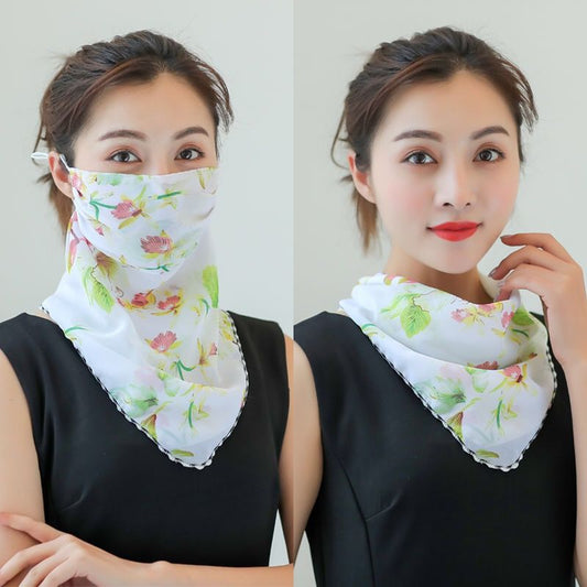 Ladies thin chiffon breathable scarf