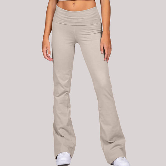Slim-fit Slimming Anti-waist Low Waist Bell-bottom Pants