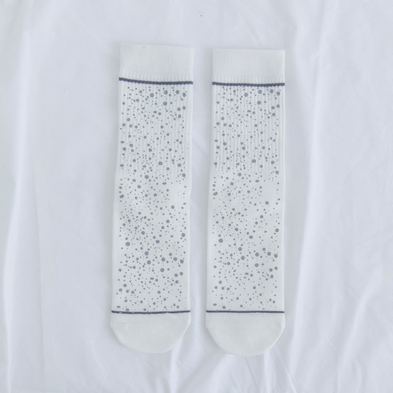 The sky is full of reflective socks
