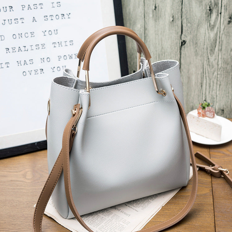 Bucket bag shoulder diagonal package
