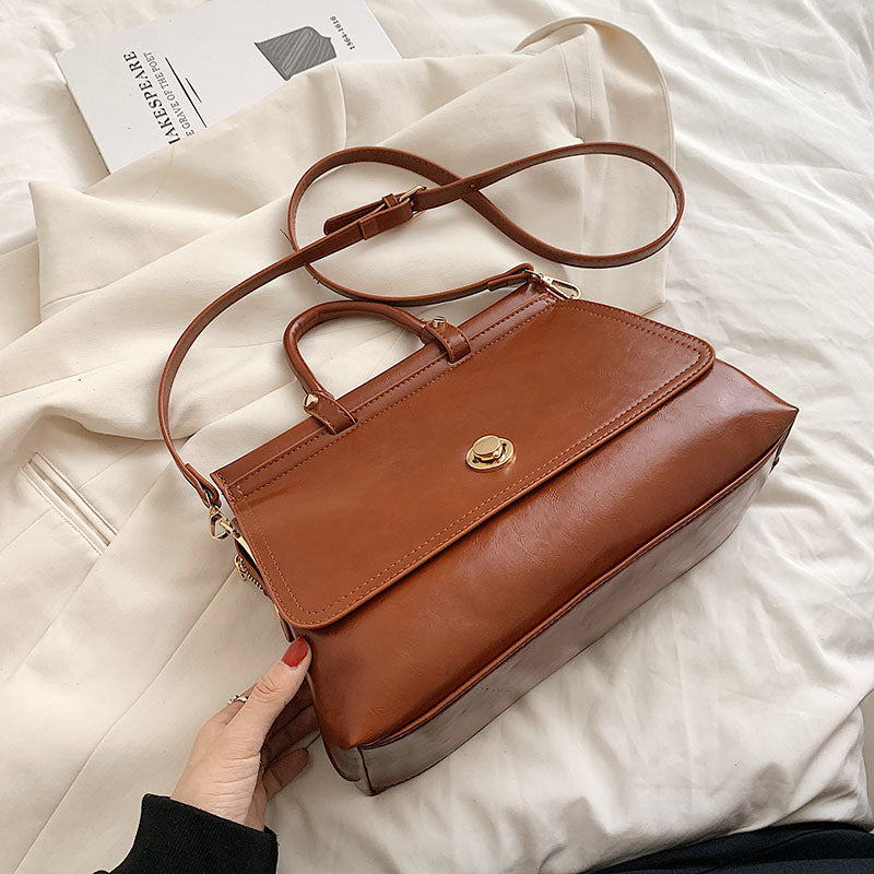 Match Messenger Bag Eksklusiv Håndtaske Lille Firkantet