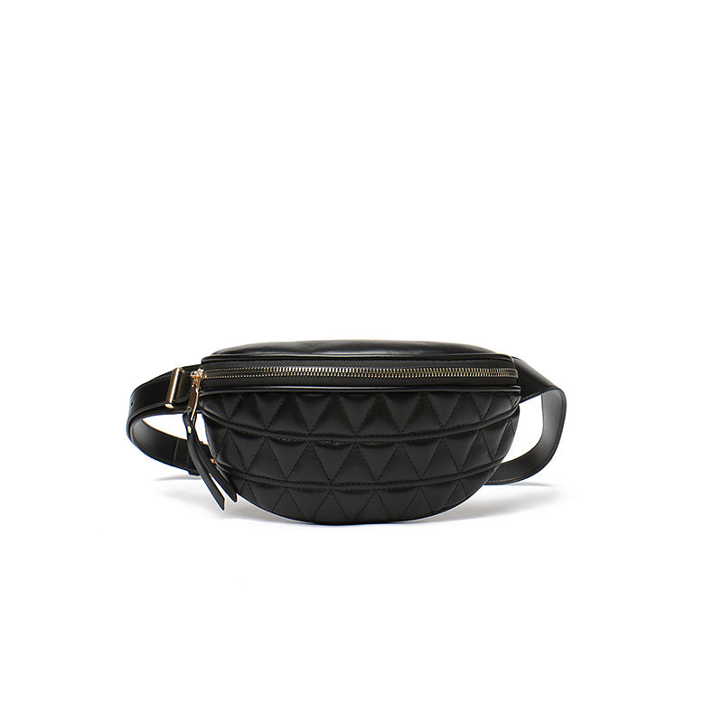 Diagonal bag, European and American popular waist bag women