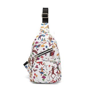 Women's Laser Fashion PU Illusion Shoulder Messenger Bag