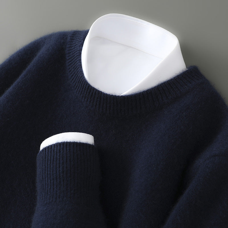 Men's Half-high Collar Thickened Loose Pullover