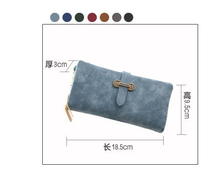 Scrub ladies multi-function coin purse tassel pendant wallet ladies wallet
