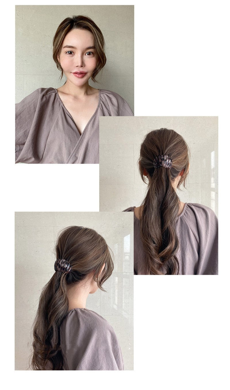 Koreansk Retro Geometrisk Elastisk Hårelastik