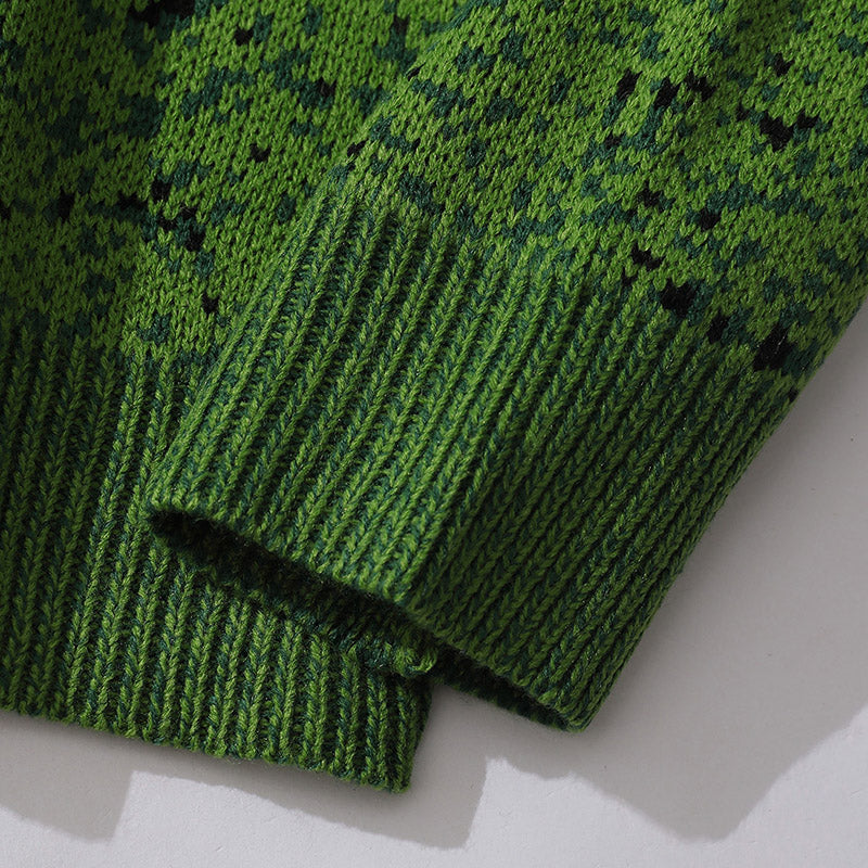 Brand-landskab jacquard-sweater