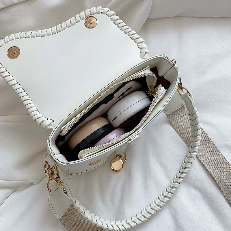 Western style small square bag wild net red bag fashion saddle bag