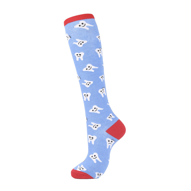 Street cartoon women's socks