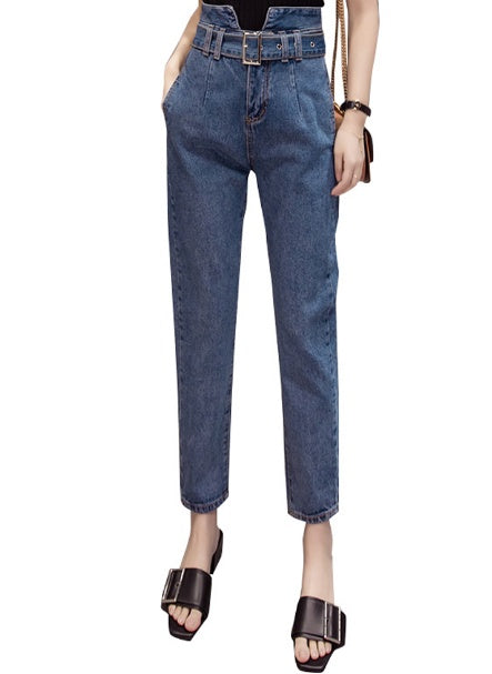 Harlan trousers with thin flower bud