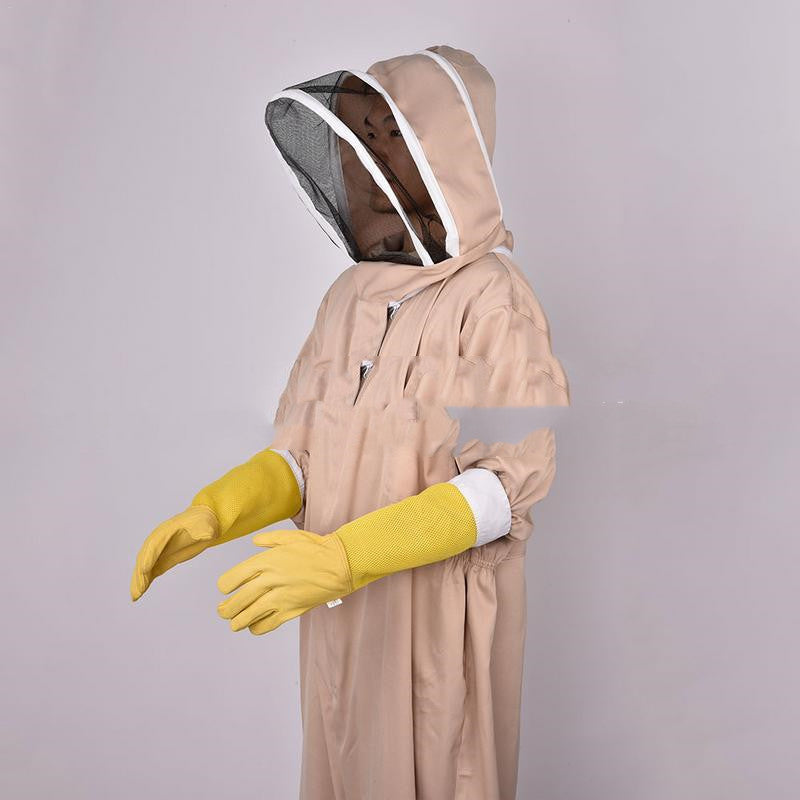 Yellow Fourdrinier Sheepskin Gloves for Beekeeping