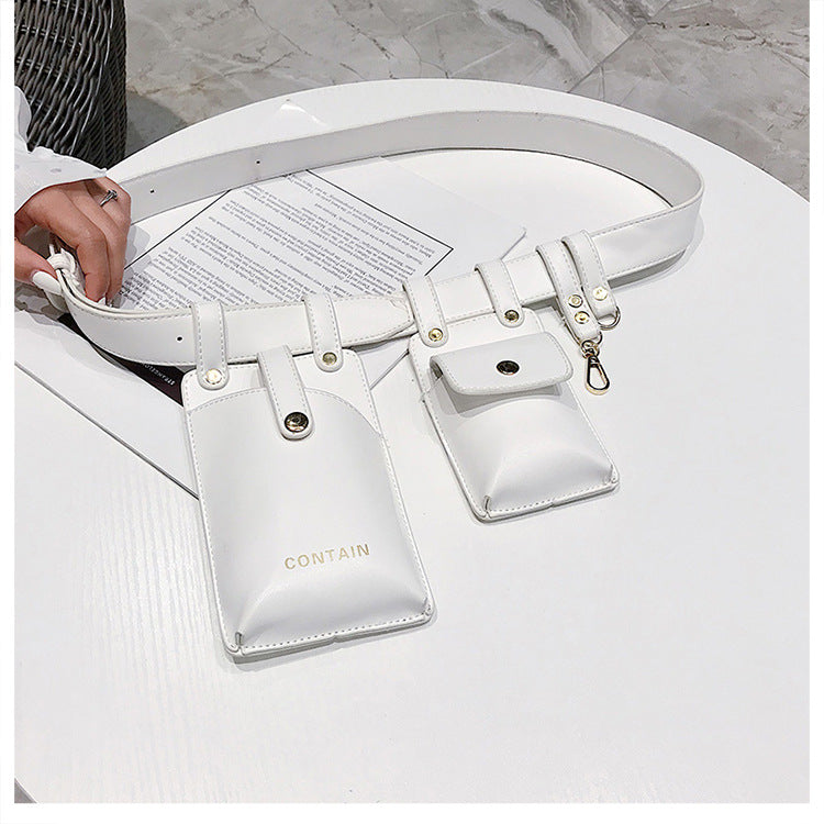 Fashionable belt mobile phone bag