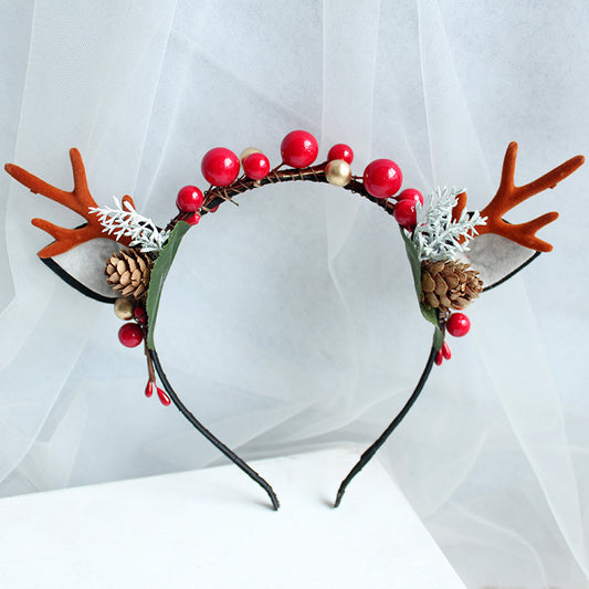 New Christmas Children's Headband Elk Headdress