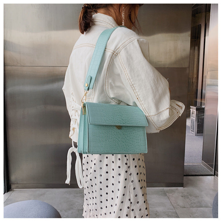 Women's stone shoulder bag