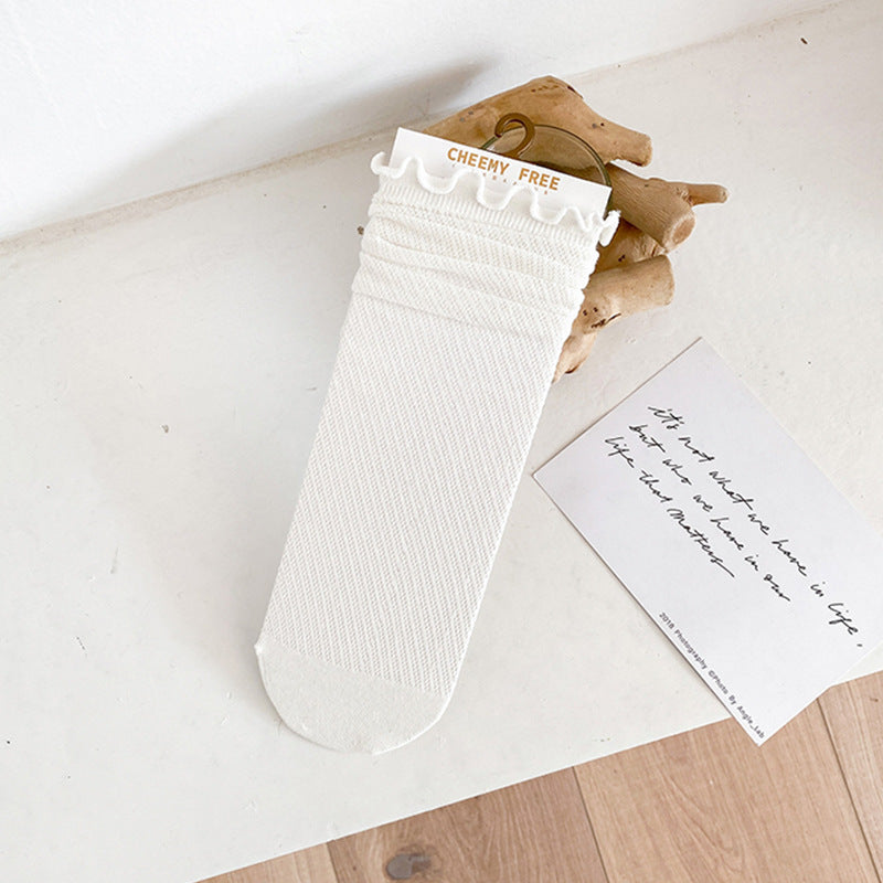 Women's Fashion Mesh Breathable Lace Socks