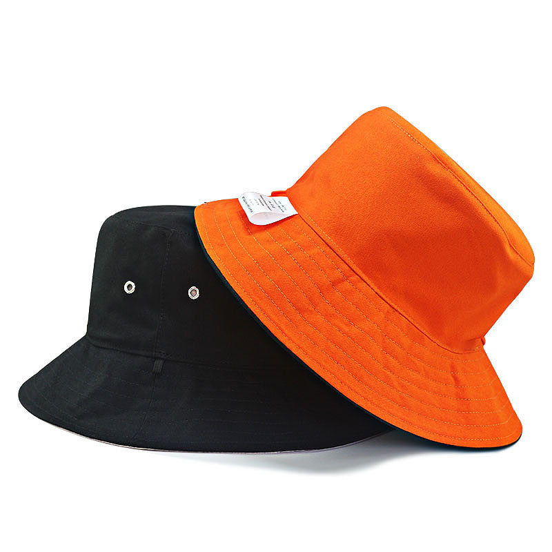casual double face printed large sun hat
