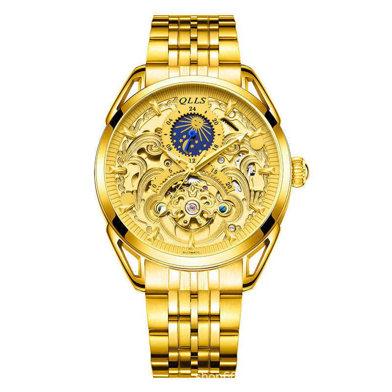Mechanical watch fully automatic dial