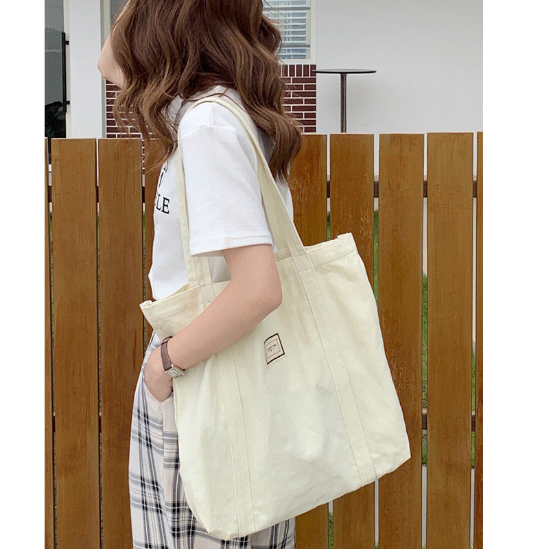 Canvas Women's College Of Arts And Arts Large Capacity Portable Cloth Bag
