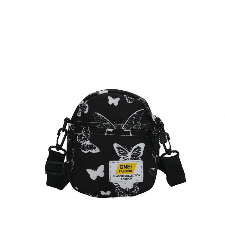 Spring And Summer Women's Bag Fashion Printed Nylon Fabric Travel Out Shoulder Crossbody