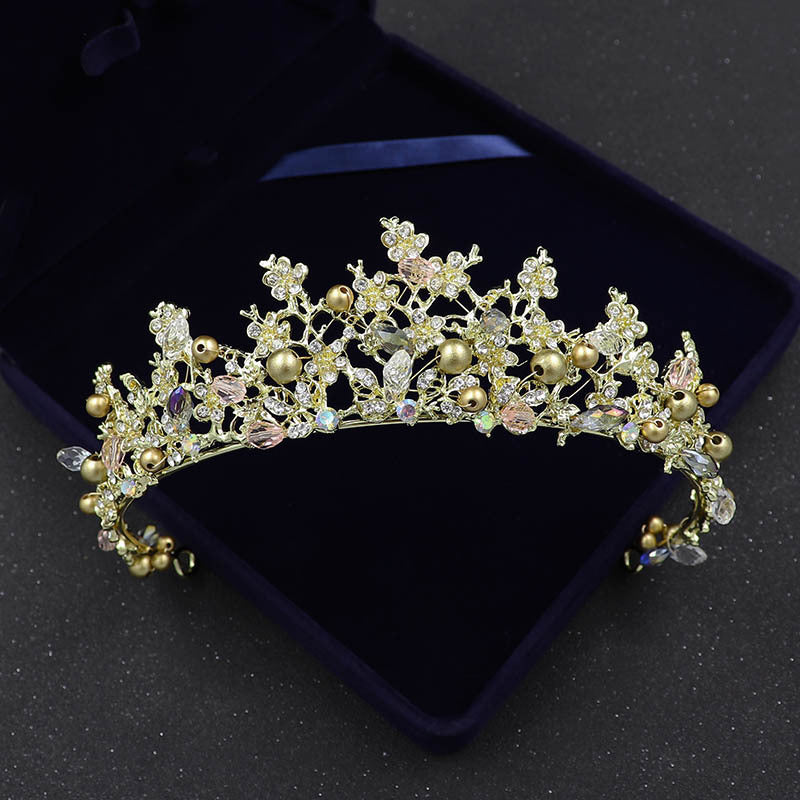 Bridal Golden Headband Hair Accessory Crown