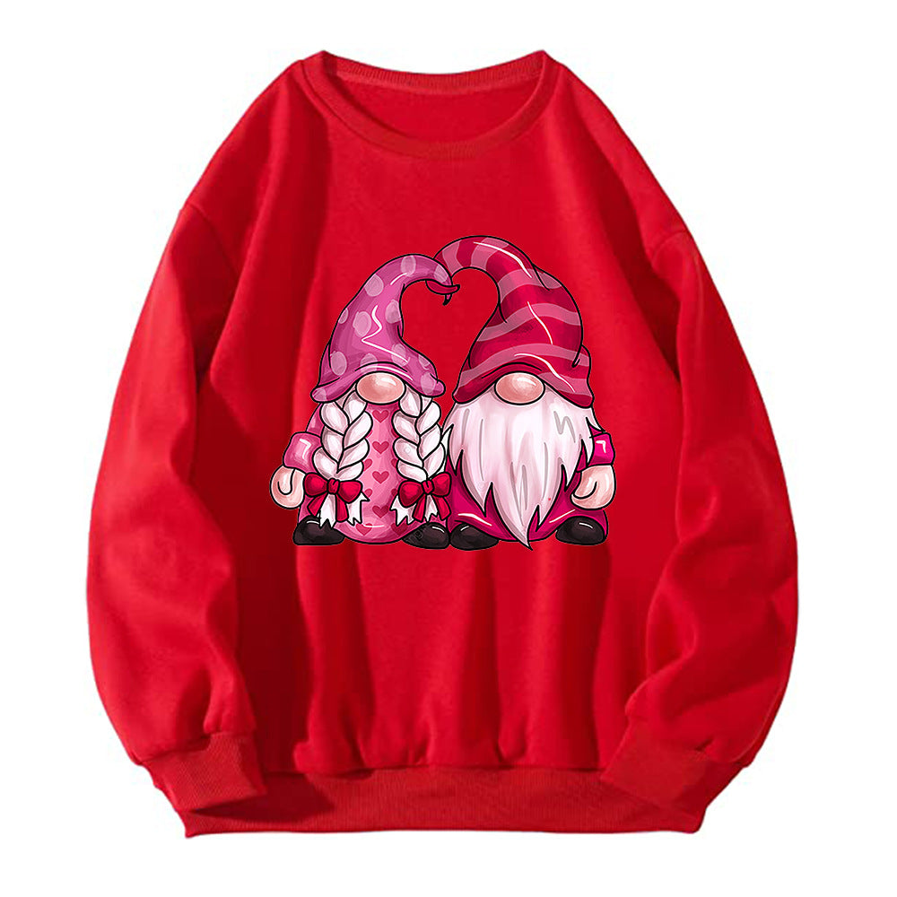 Casual Plus Size Crew Neck Pullover Sweatshirt Top