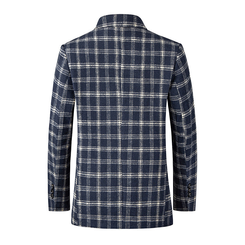 Men's Suit Jacket Single-row Two-button Casual Slim-fitting Suit Top