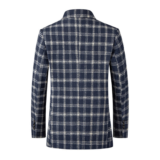 Men's Suit Jacket Single-row Two-button Casual Slim-fitting Suit Top