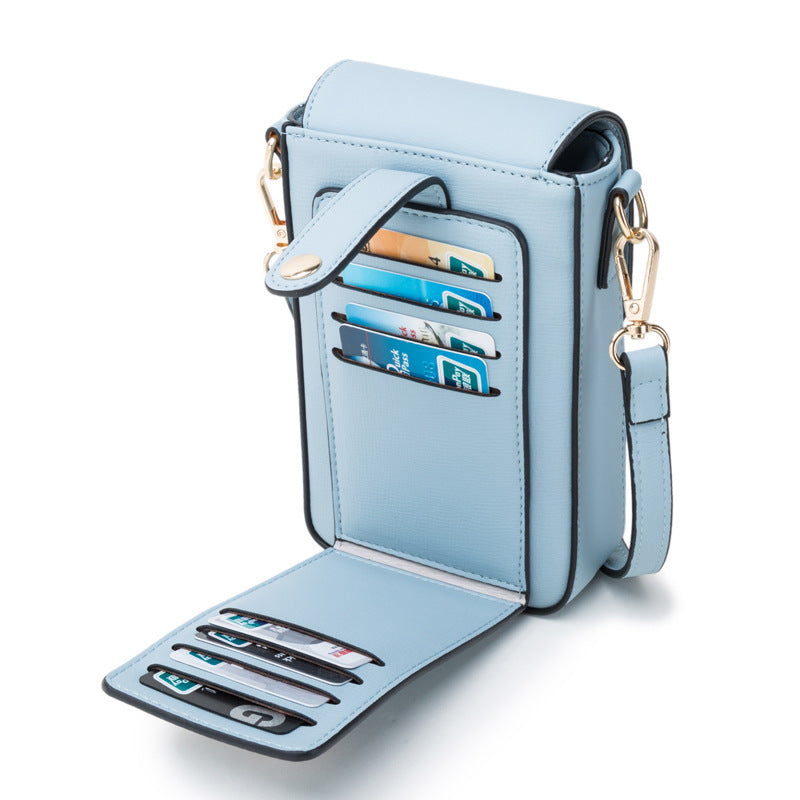 Printed Buckle Vertical Square Shoulder Bag Fashion
