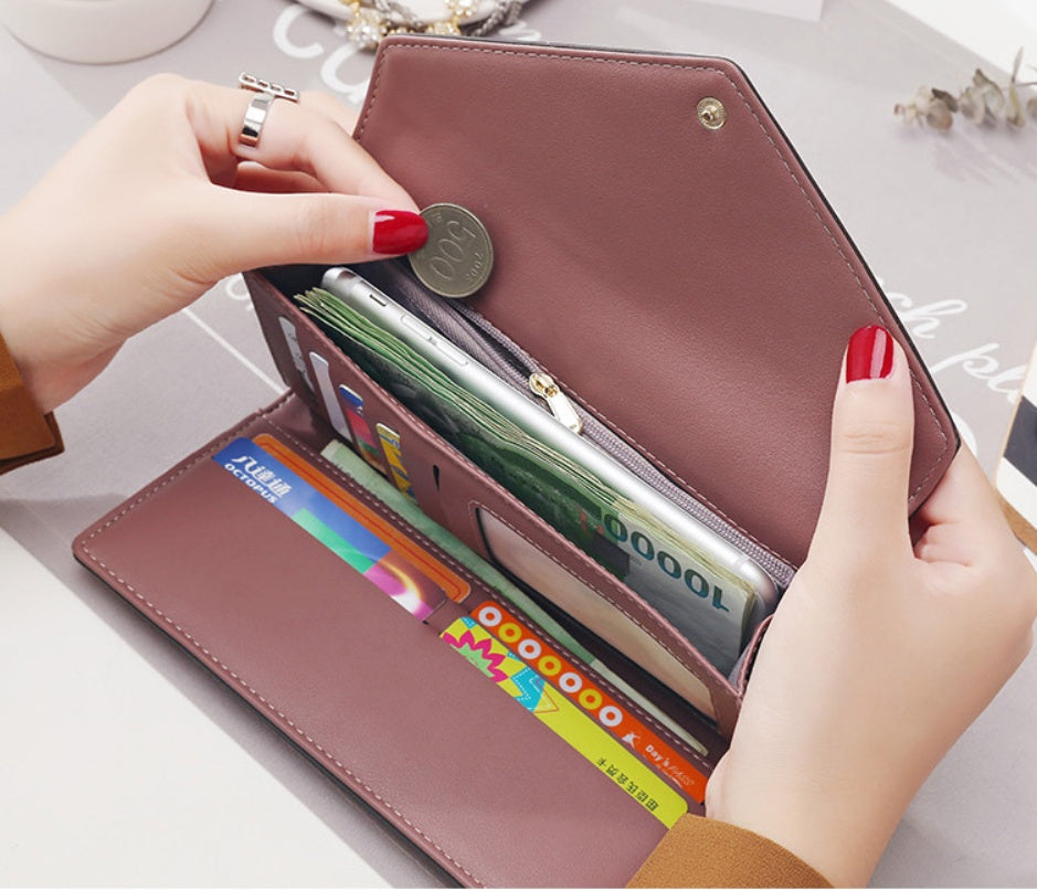 Solid Color Zipper Women's Handbag