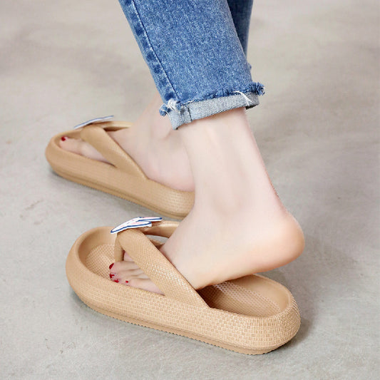 Slip-on Platform Badeværelse Bade Anti-slip Bløde Hjemmesko