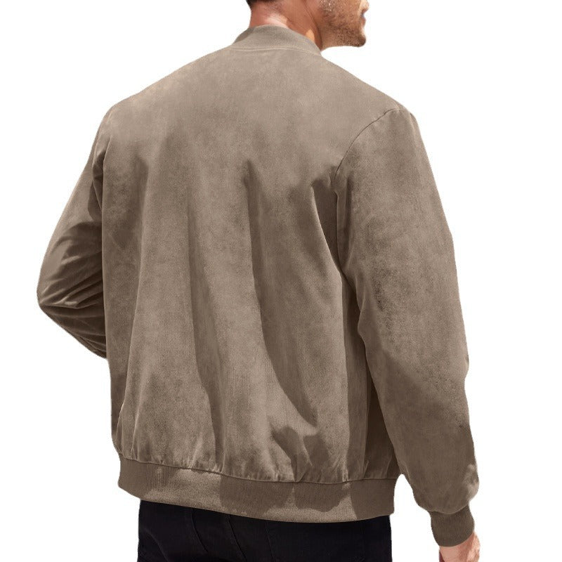 Casual Retro Long Sleeve Cardigan Jacket Male