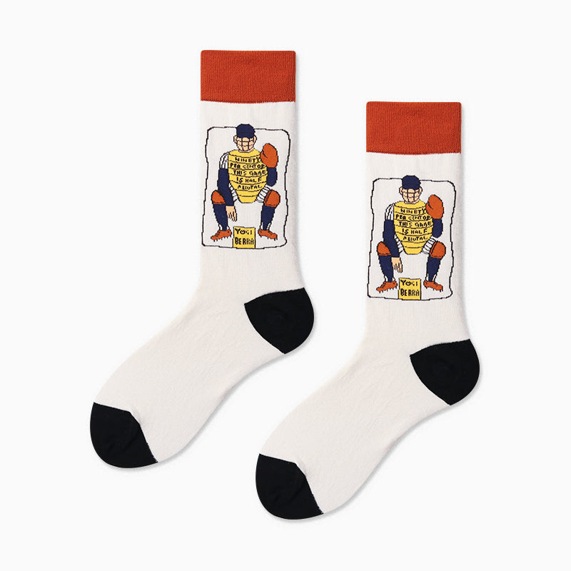 Patterned ladies socks