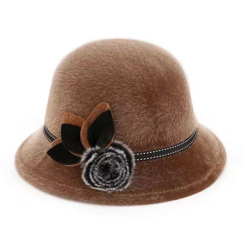 Flower Fashion Hat Temperament Fairy Style Fisherman's