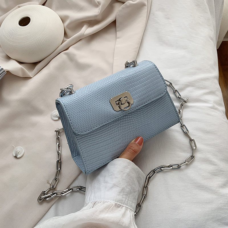 Ladies crossbody chain small square bag