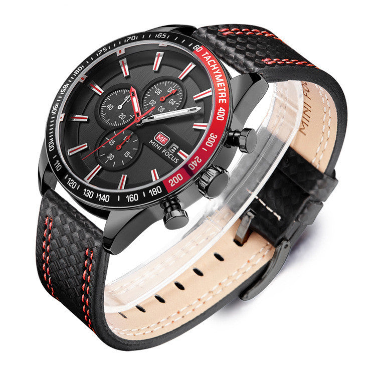 MINIFOCUS calendar quartz watch