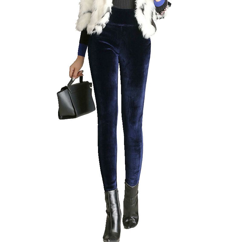 High Waisted Velvet Pants, Leggings And Velvet Leggings