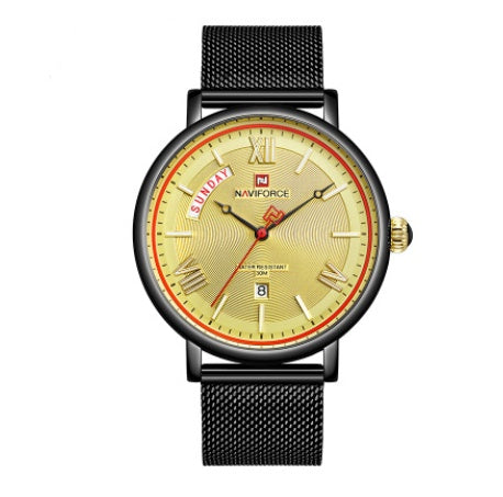 Thin Mesh Quartz Watch