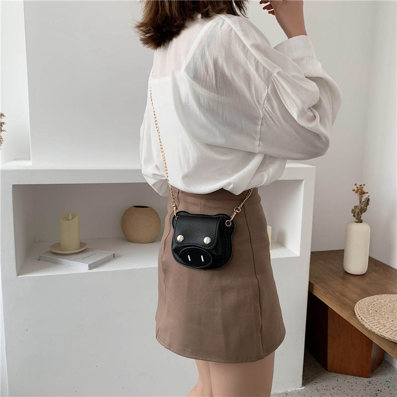 Crossbody Bag Personalized Piggy Chain Shoulder Bag
